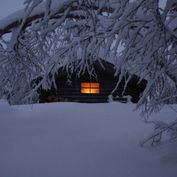 Winter Cabin Photo Love Rynbäck