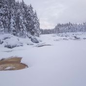 Frozen river Photo L.Rynback