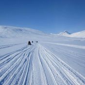 Snowmobile Trail Mountain Photo Love Rynbäck